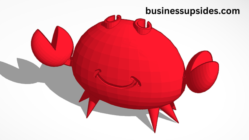 crab arm 3d model tinkercad